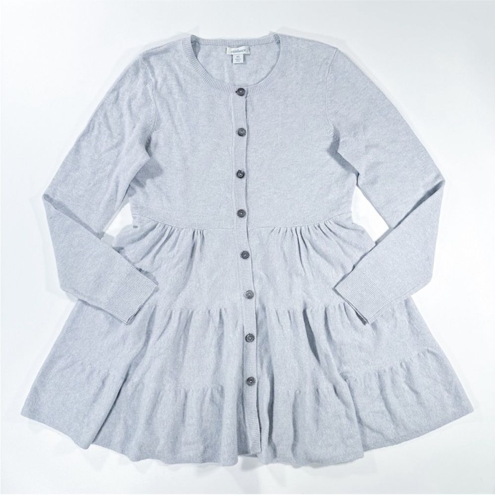 Sundance Cashmere Lambswool Blend True Calling Button Front Cardigan